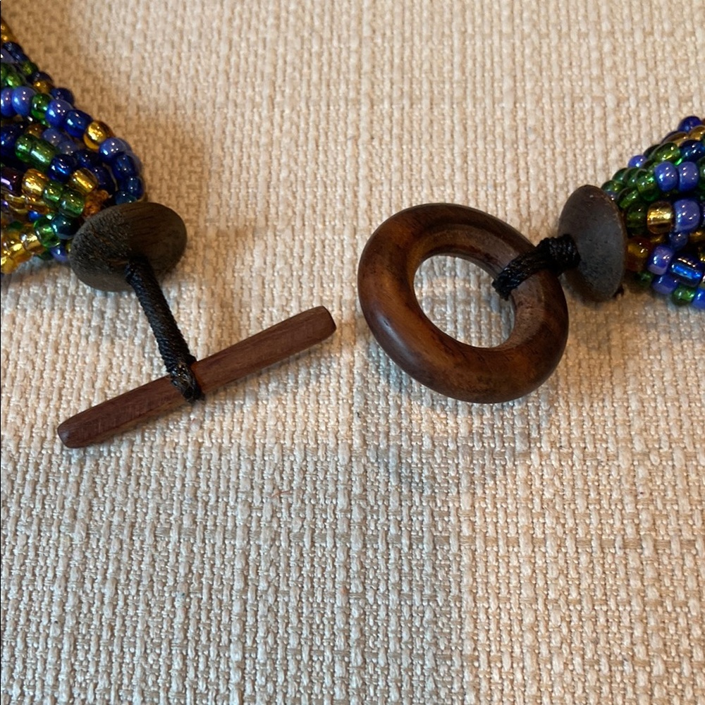 Multicolor Beaded Necklace - Picture 11 of 11